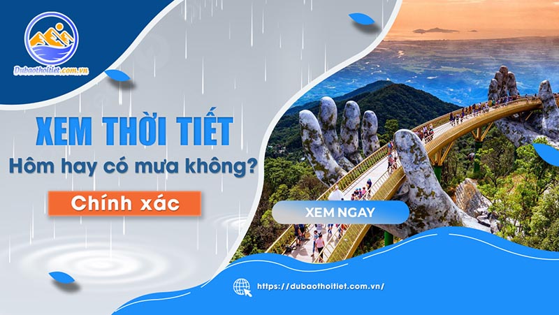 Trời hôm nay có mưa không? Hướng dẫn tra cứu thời tiết