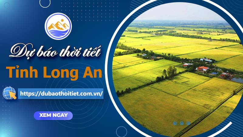 Thời tiết Long An hôm nay, ngày mai và những ngày tới