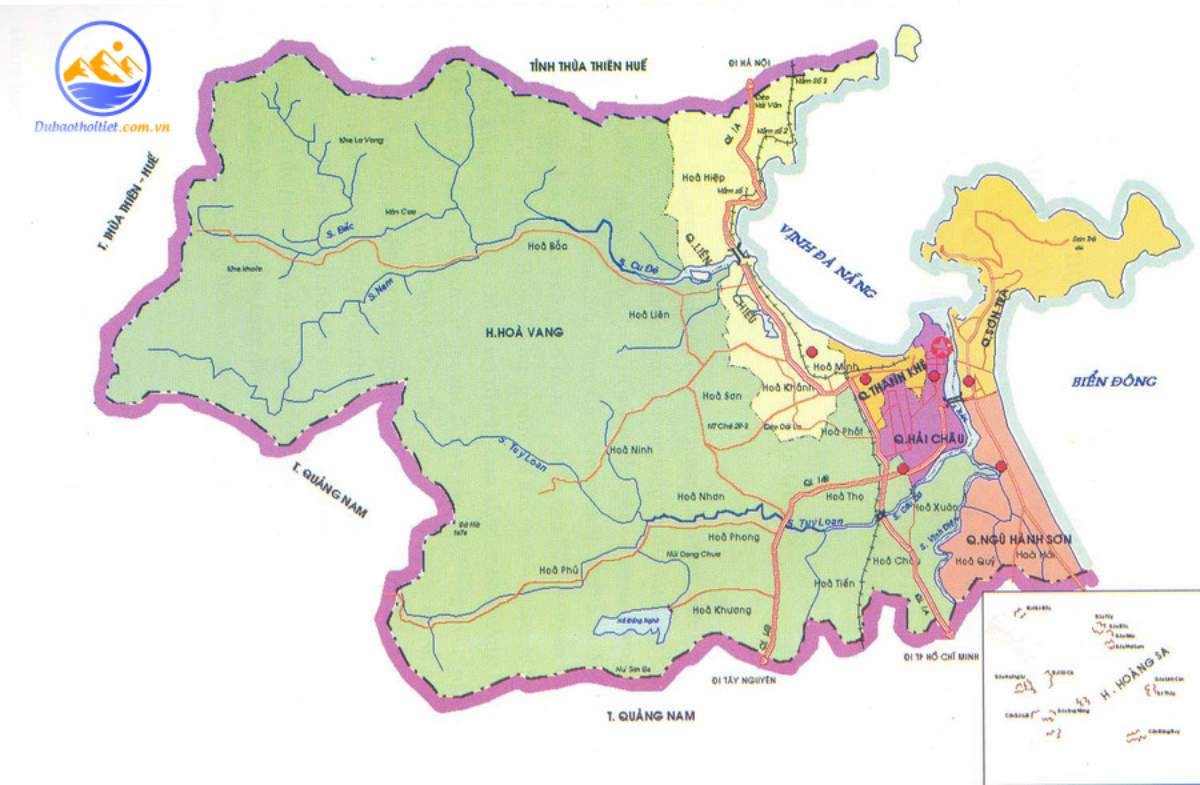 Vị trí địa lý Đà Nẵng