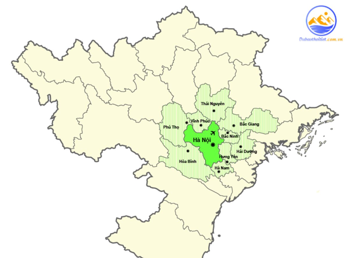 Vị trí địa lý thủ đô Hà Nội